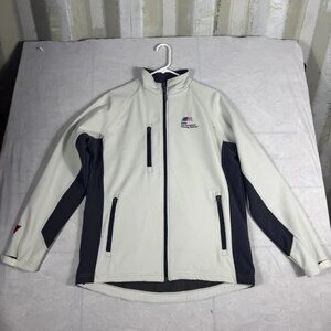 Fossa Jacket Mens White BMW Performance Driving School Long Sleeve Size M